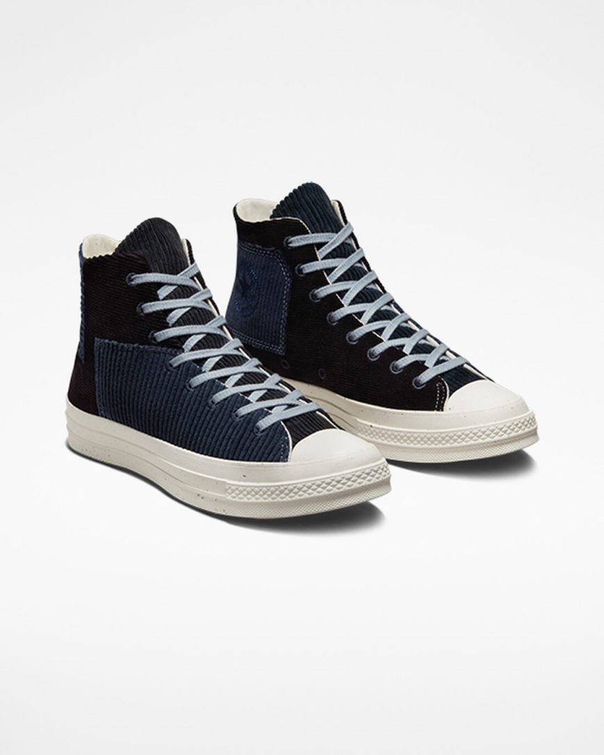 Tenis Converse Chuck 70 Beyond Retro Cano Alto Masculino Pretas Azul Marinho | PT K07P841